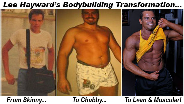 Lee Hayward's Before and After Bodybuilding Pictures